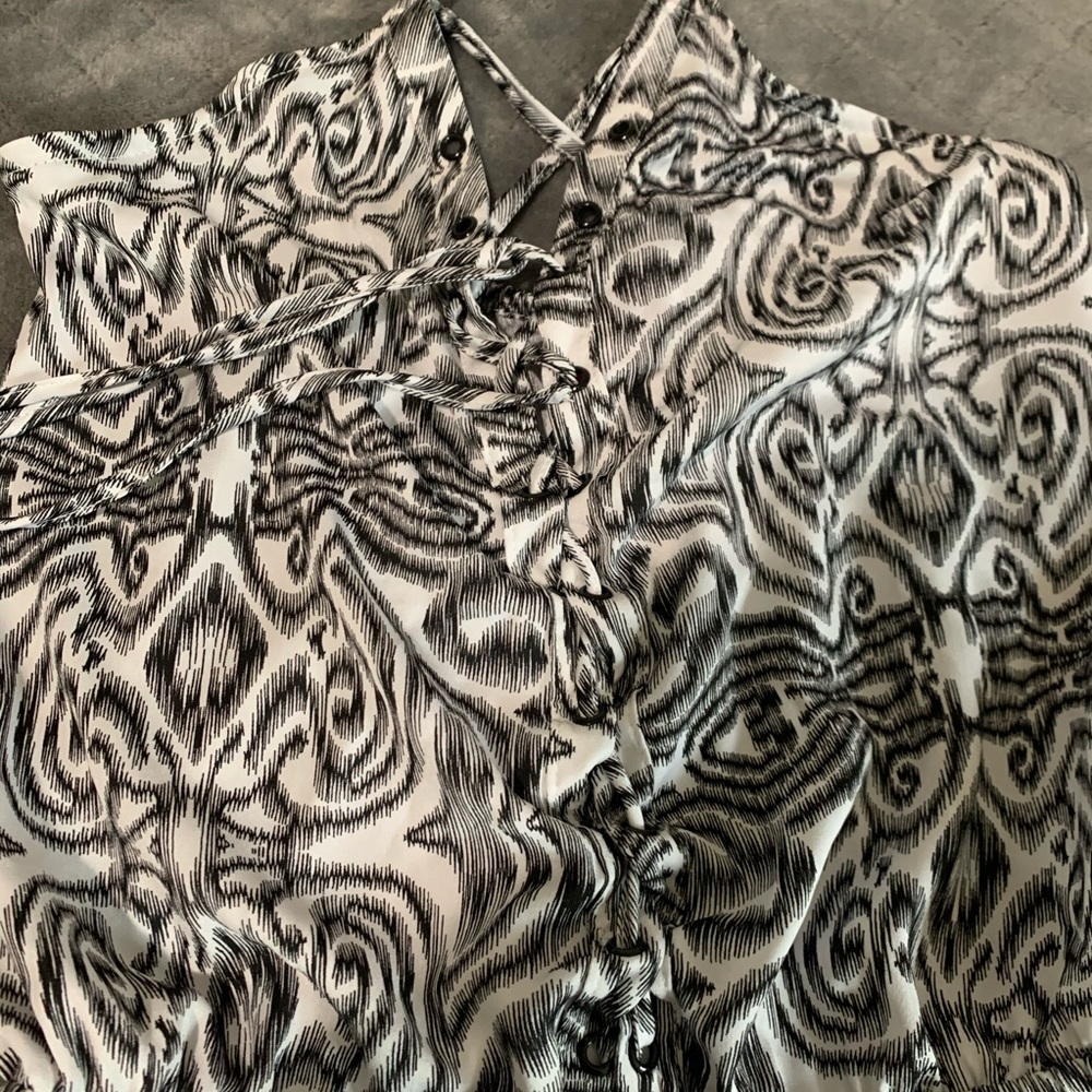 Black White Romper - image 4